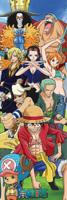 Poster One Piece Crew 53x158cm