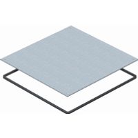 DUF 350-2  - Mounting cover for underfloor duct box DUF 350-2