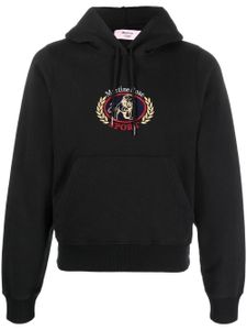 Martine Rose hoodie à logo brodé - Noir