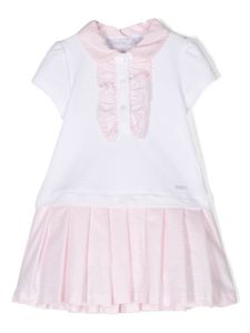 Patachou robe-chemise à volants - Rose