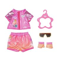 Baby Born Fiets Outfit 43 cm Roze/Oranje Baby Born Fiets Outfit 43 cm Roze/Oranje