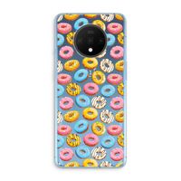 Pink donuts: OnePlus 7T Transparant Hoesje