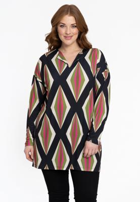 Yoek Wijde tuniek | Zwart | Maat 38/40