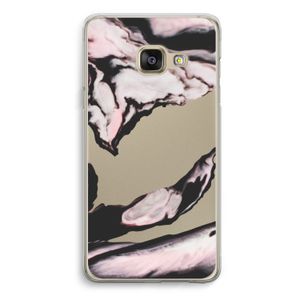 Roze stroom: Samsung A3 (2017) Transparant Hoesje