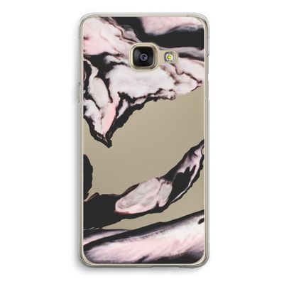 Roze stroom: Samsung A3 (2017) Transparant Hoesje