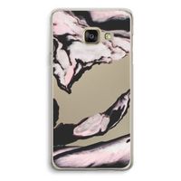 Roze stroom: Samsung A3 (2017) Transparant Hoesje