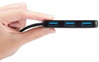 Transcend 4-Port USB 3.0 Hub usb-hub 4x USB 3.0 - thumbnail