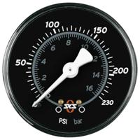 Sks Pompd manometer 63mm 230 psi zw