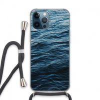Oceaan: iPhone 13 Pro Max Transparant Hoesje met koord