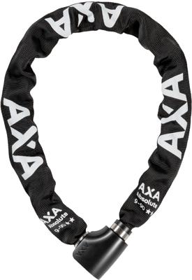 Kettingslot Axa Absolute 9-90 met polyester hoes - zwart