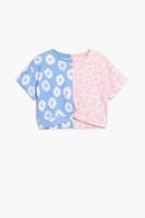 Tweekleurig T-shirt - MATERIAL FINISHES - 13/14