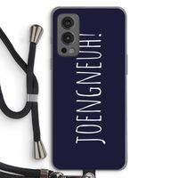 Joengneuh!: OnePlus Nord 2 5G Transparant Hoesje met koord