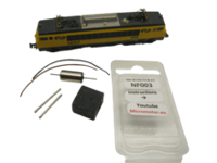 micromotor NF003G N ombouwset voor fleischmann NS1600 SNCF BB 1500, 1600, 22200, 7200