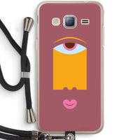 Mono V: Samsung Galaxy J3 (2016) Transparant Hoesje met koord