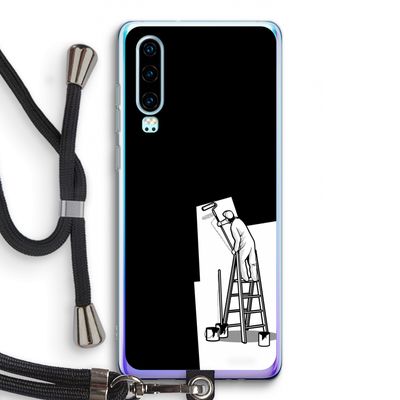 Musketon Painter: Huawei P30 Transparant Hoesje met koord