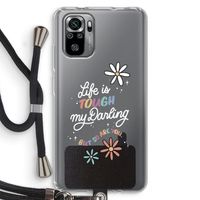 Tough Life: Xiaomi Redmi Note 10S Transparant Hoesje met koord
