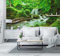 Waterval fotobehang in wilde natuur