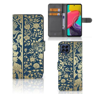 Samsung Galaxy M53 Hoesje Beige Flowers