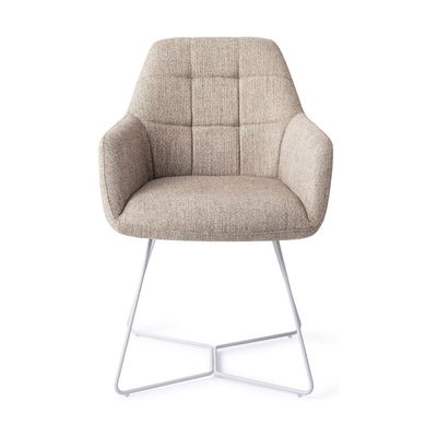 Jesper Home Noto eetkamerstoel Biscuit Beach beehive white