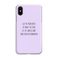 Ochtendhumeur: iPhone XS Max Volledig Geprint Hoesje
