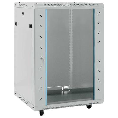 Netwerk kabinet met opslag Grijs 60 x 60 x 80 cm Staal