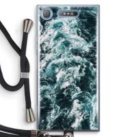 Zee golf: Sony Xperia XZ1 Transparant Hoesje met koord