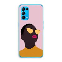 Yellow glasses: Oppo Find X3 Lite Transparant Hoesje