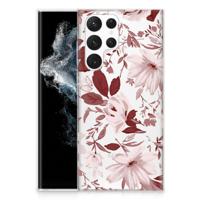 Smartphone hoesje Samsung Galaxy S22 Ultra Watercolor Flowers