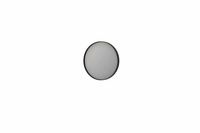 INK SP15 ronde spiegel verzonken in aluminium kader ø 40 cm, geborsteld metal black - thumbnail