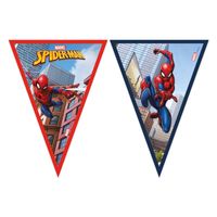 Globos Papieren Vlaggenlijn FSC Spider-Man, 3mtr. - thumbnail