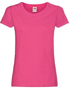 Fruit Of The Loom F111 Ladies´ Original T - Fuchsia - M