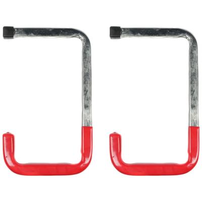 Benson ophanghaak - 2x stuks - gereedschapshaak - metaal - schuur / werkplaats Benson ophanghaak - 2x stuks - gereedschapshaak - metaal - schuur / werkplaats