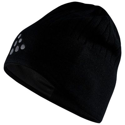 Craft Advanced Windblock Knit hat zwart L-XL Craft Advanced Windblock Knit hat zwart L-XL