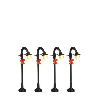 Lantaarn 4 stuks battery operated l3,5xb2xh9,5 cm - Luville