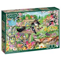 Falcon de luxe Spring Garden Birds 500 stukjes - thumbnail