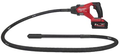 Milwaukee M18 FUEL Betontrilnaald | 2,4 m | 5,5 Ah accu + snellader | FCVN24-551 - 4933479600