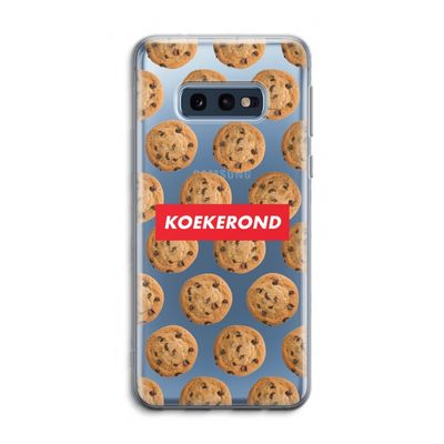 Koekerond: Samsung Galaxy S10e Transparant Hoesje