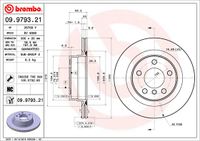 Remschijf BREMBO, Remschijftype: Binnen geventileerd, u.a. für BMW - thumbnail