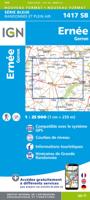 Wandelkaart - Topografische kaart 1417 SB - Serie Bleue Ernée - Gorron | IGN - Institut Géographique National Wandelkaart - Topografische kaart 1417 SB - Serie Bleue Ernée - Gorron | IGN - Institut Géographique National