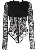 Fleur Du Mal body en dentelle - Noir