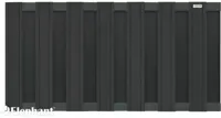 Elephant composiet schutting WPC antraciet design 180x93cm