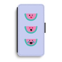 Smiley watermeloen: iPhone XR Flip Hoesje