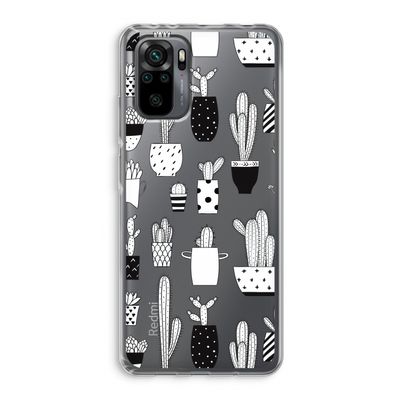 Cactusmotief: Xiaomi Redmi Note 10 Pro Transparant Hoesje