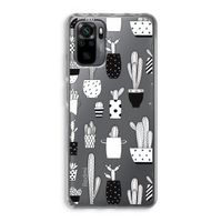 Cactusmotief: Xiaomi Redmi Note 10 Pro Transparant Hoesje