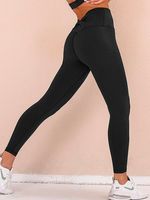 Tight Bow Jersey Casual Leggings - thumbnail