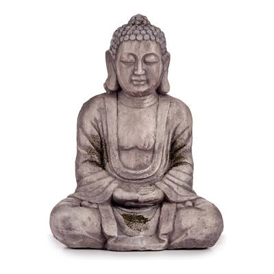 Decoratief tuinfiguur Boeddha Grijs Polyresin (25 x 57 x 42,5 cm)