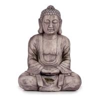 Decoratief tuinfiguur Boeddha Grijs Polyresin (25 x 57 x 42,5 cm)