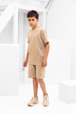 Ballin Amsterdam Circle Logo Zomerset Kids Lichtbruin - Maat 152 - Kleur: Lichtbruin | Soccerfanshop