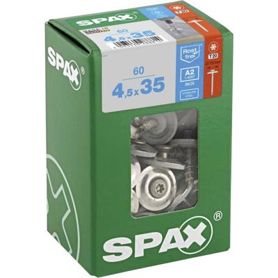 SPAX 4587000450357 Spengler-schroef 4.5 mm 35 mm T-STAR plus RVS A2 60 stuk(s)
