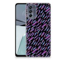 Motorola Moto G62 5G | TPU bumper | Feathers Color